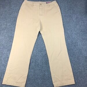 Vineyard Vines Collegiate Pant Mens 35x32 Khaki Tan Cotton Twill Chino Trousers